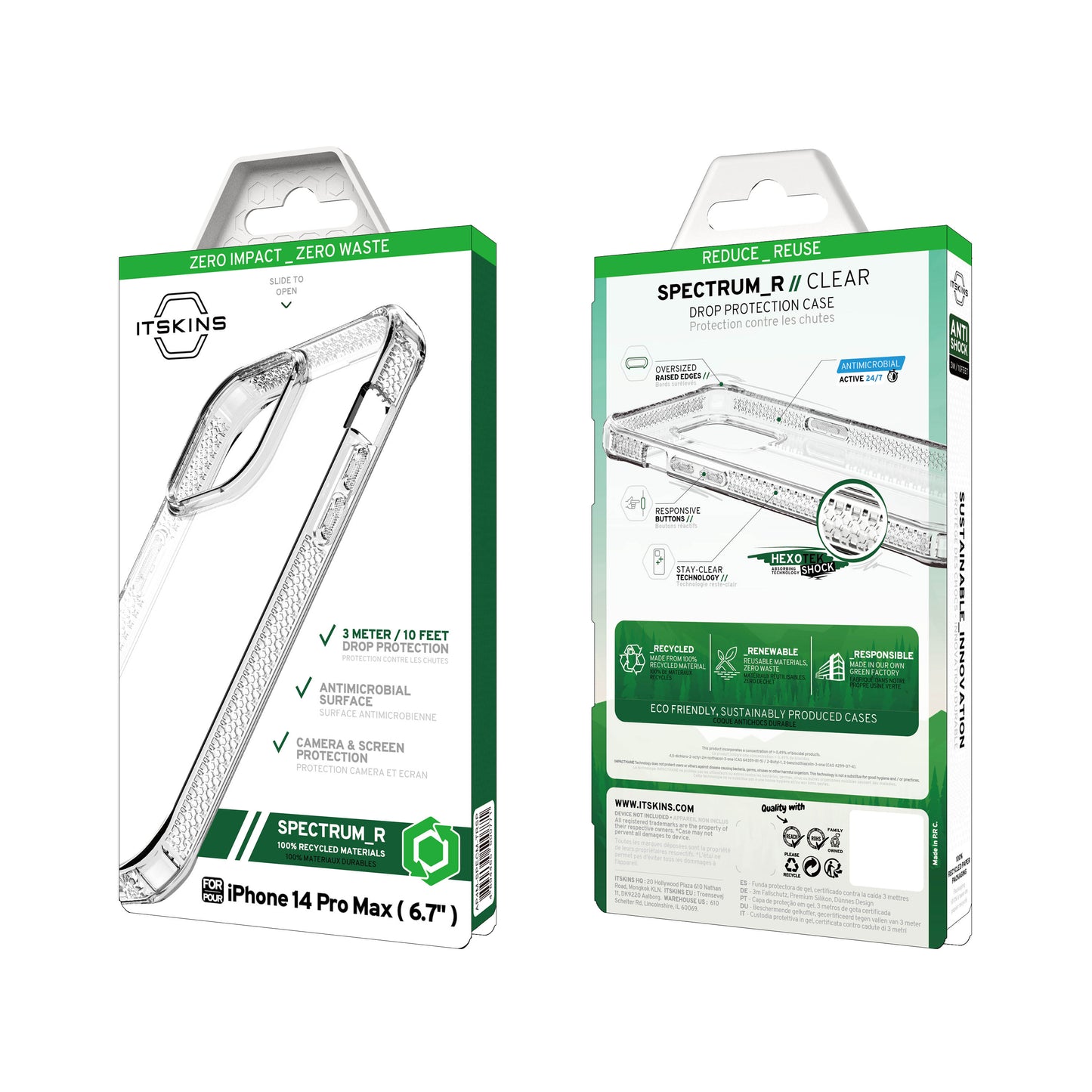 ITSKINS Spectrum Clear Case For Moto G Stylus 5G (2022) - Transparent