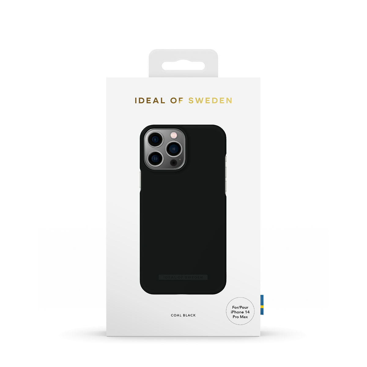 Ideal Of Sweden Seamless Case for iPhone 14 Pro Max - Coal Black