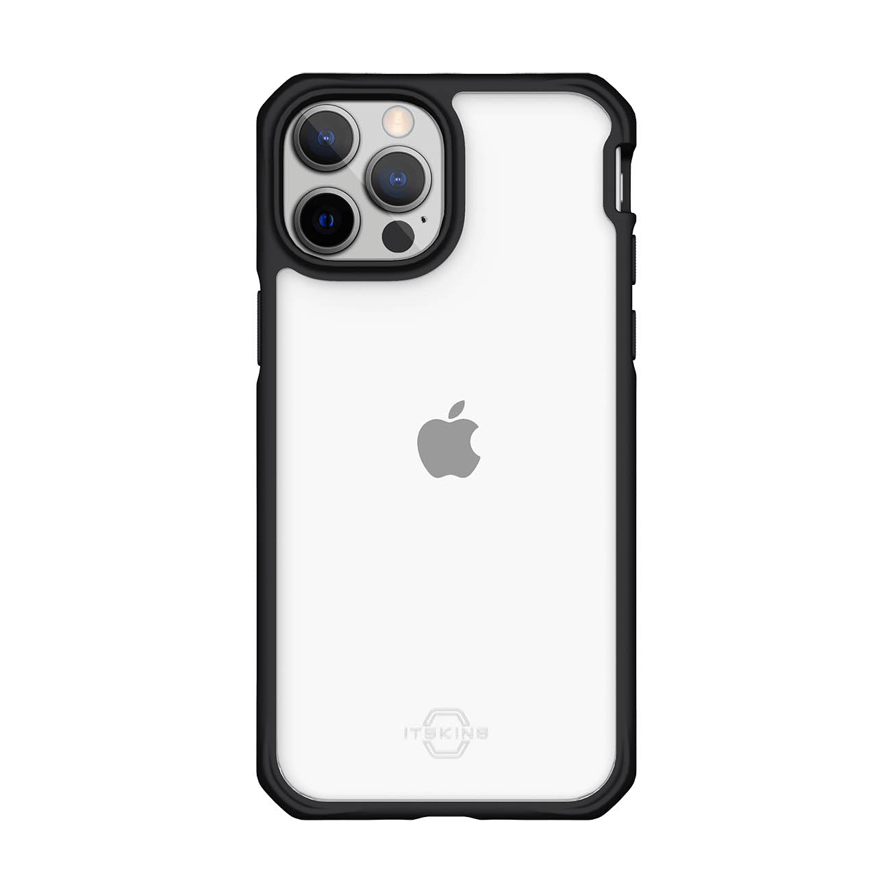ITSKINS Hybrid Solid Case For iPhone 13 Pro - Black/Transparent