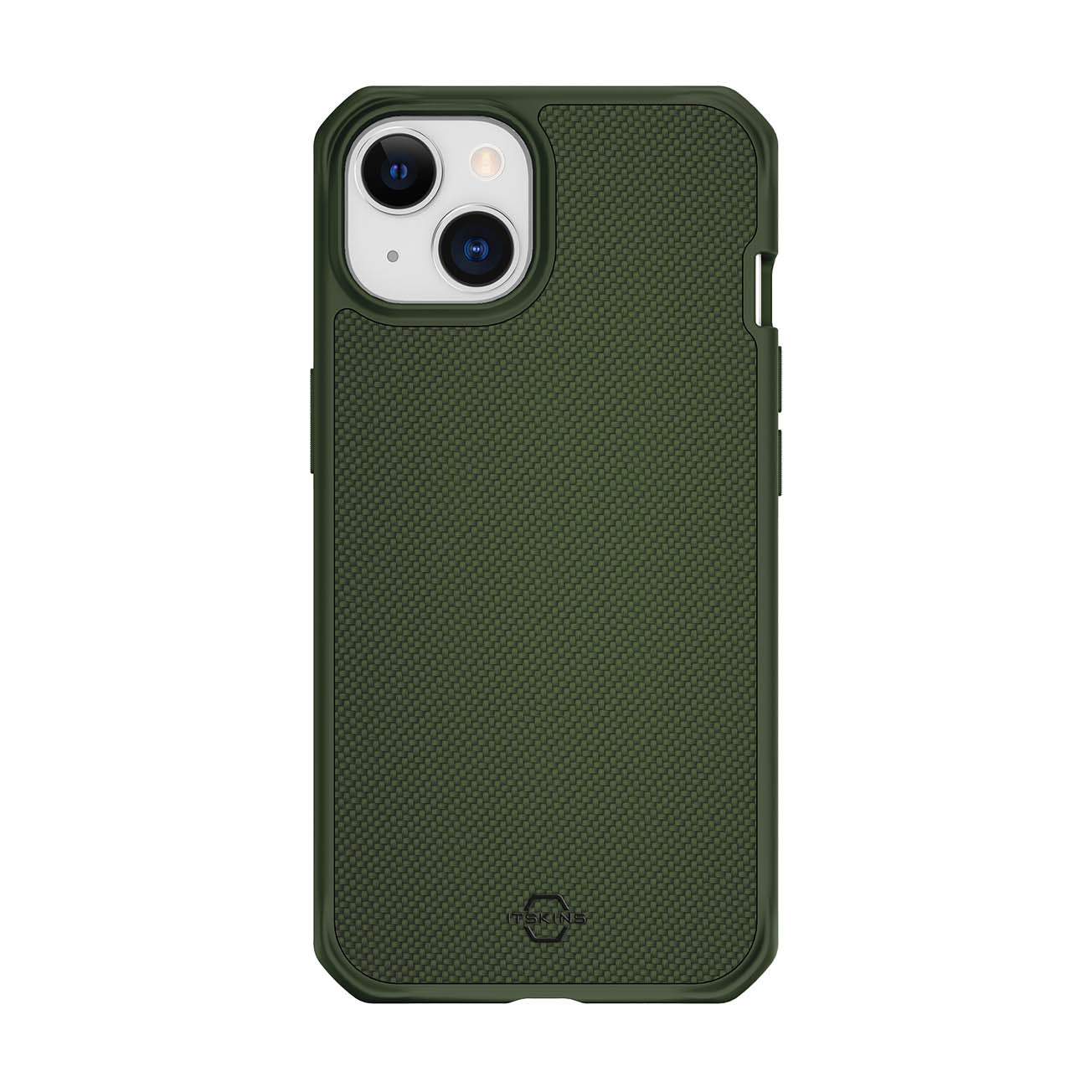 ITSKINS Hybrid Ballistic Case For iPhone 14 / 13 ( 6.1") - Olive Green
