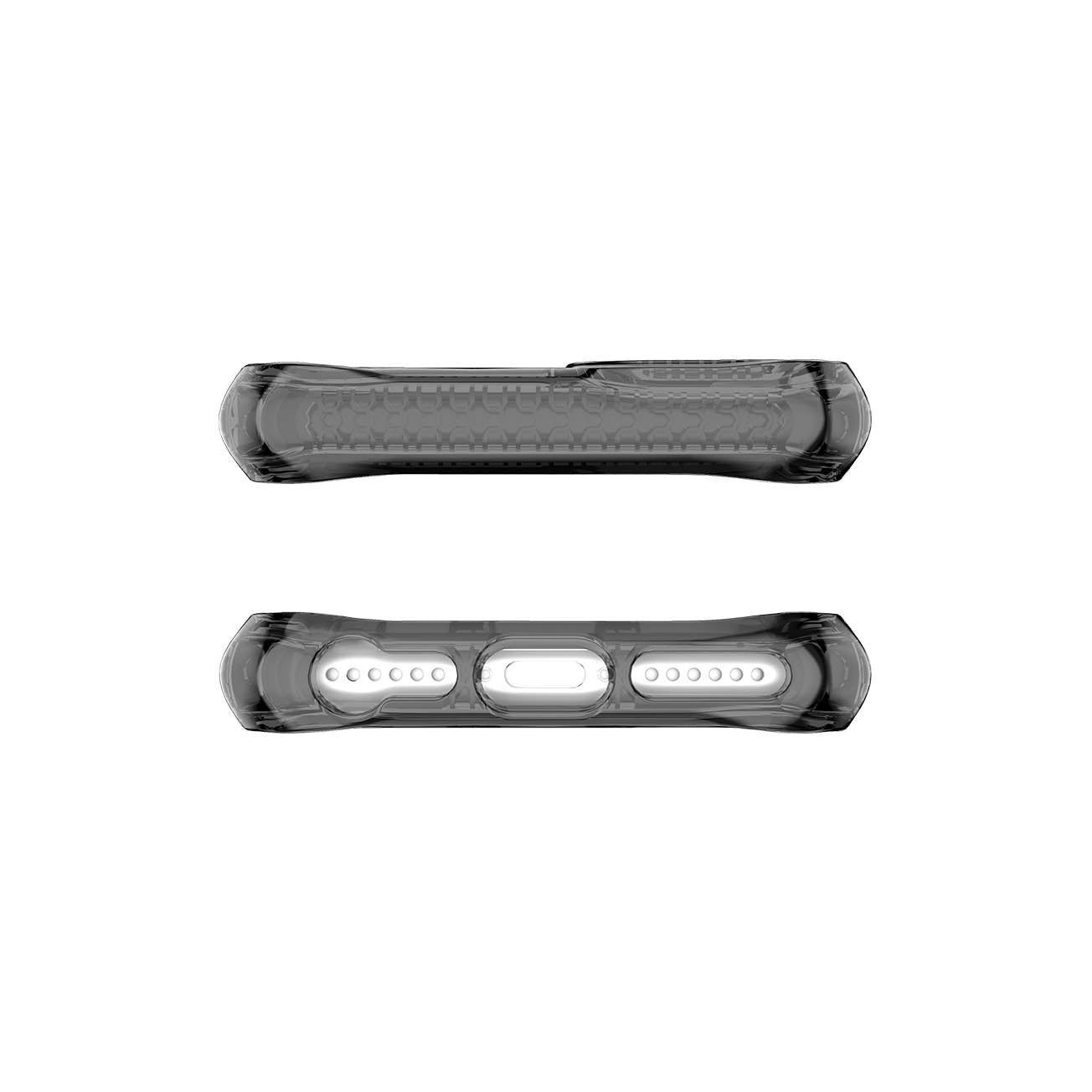 ITSKINS Hybrid Clear Case For iPhone SE ( 2022, 2020 ), 8, 7, 6 - Black