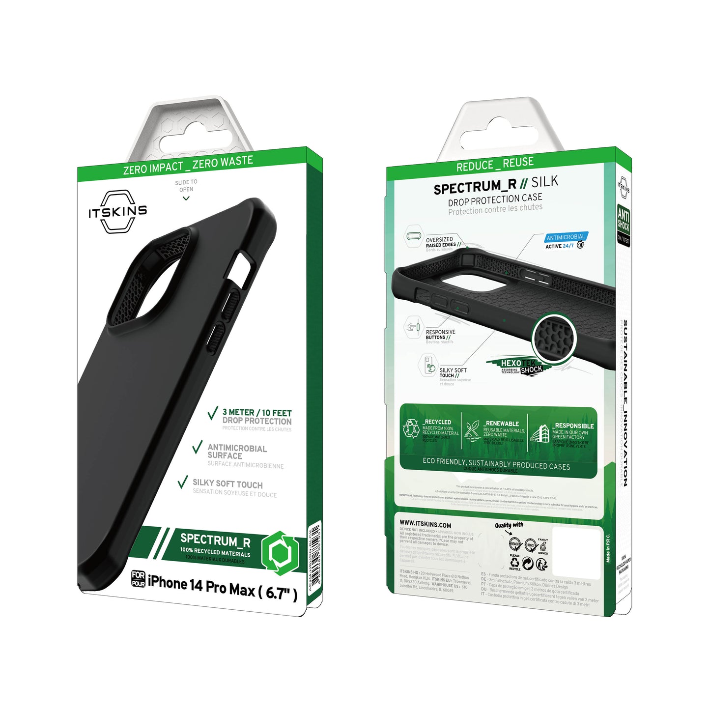 ITSKINS Hybrid Silk Case For Moto G Stylus 5G (2022) - Black
