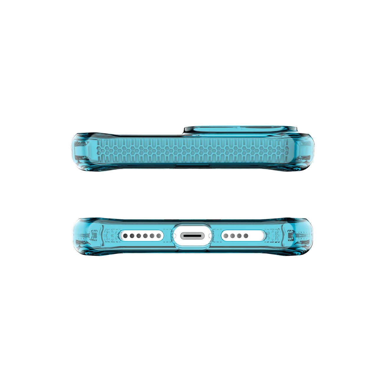 ITSKINS Supreme Clear Case For iPhone 13 Pro - Blue/Transparent