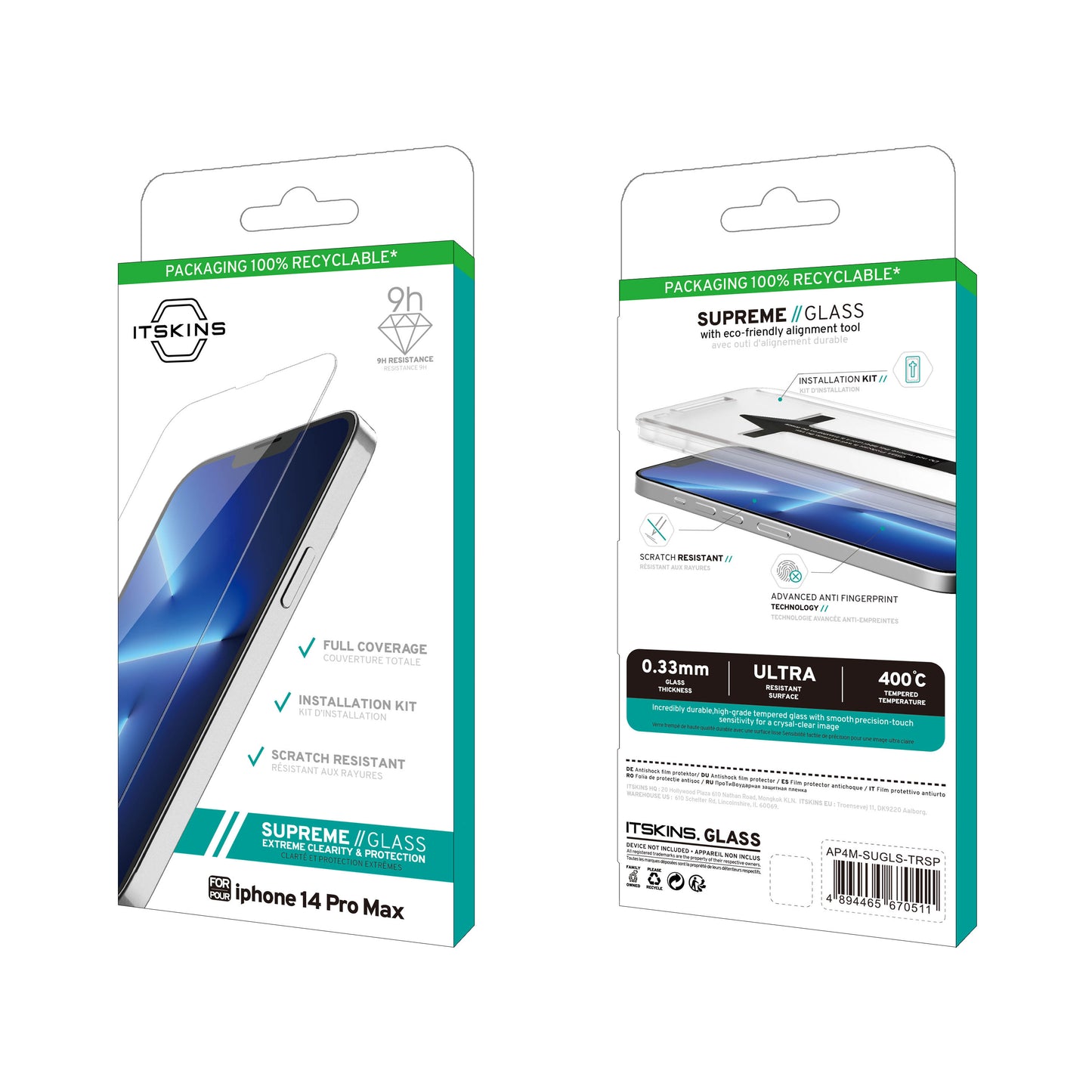 ITSKINS Supreme Glass For iPhone 12 / 12 Pro