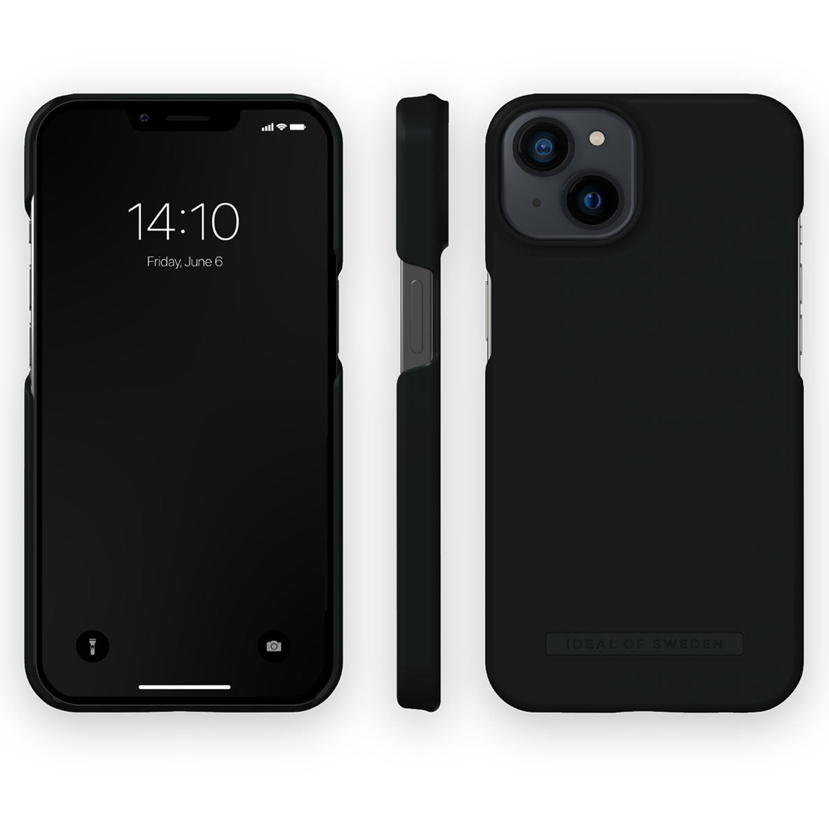 Ideal Of Sweden Seamless Case Magsafe for iPhone 14 - Coal Black