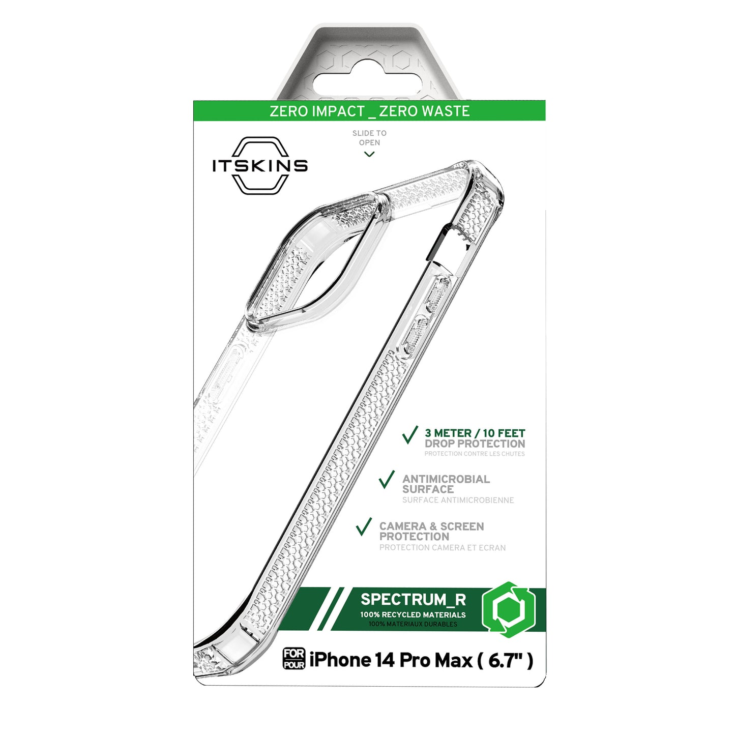 ITSKINS Spectrum Clear Case For Galaxy A13 5G - Light Purple