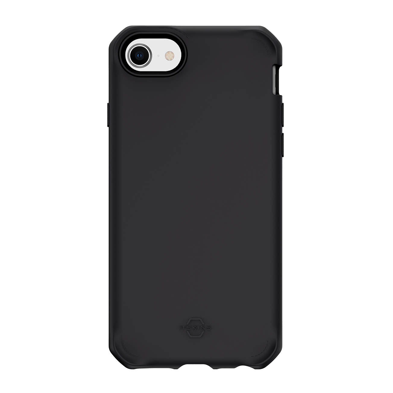 ITSKINS Spectrum Solid Case For iPhone SE ( 2022, 2020 ), 8, 7, 6 - Black