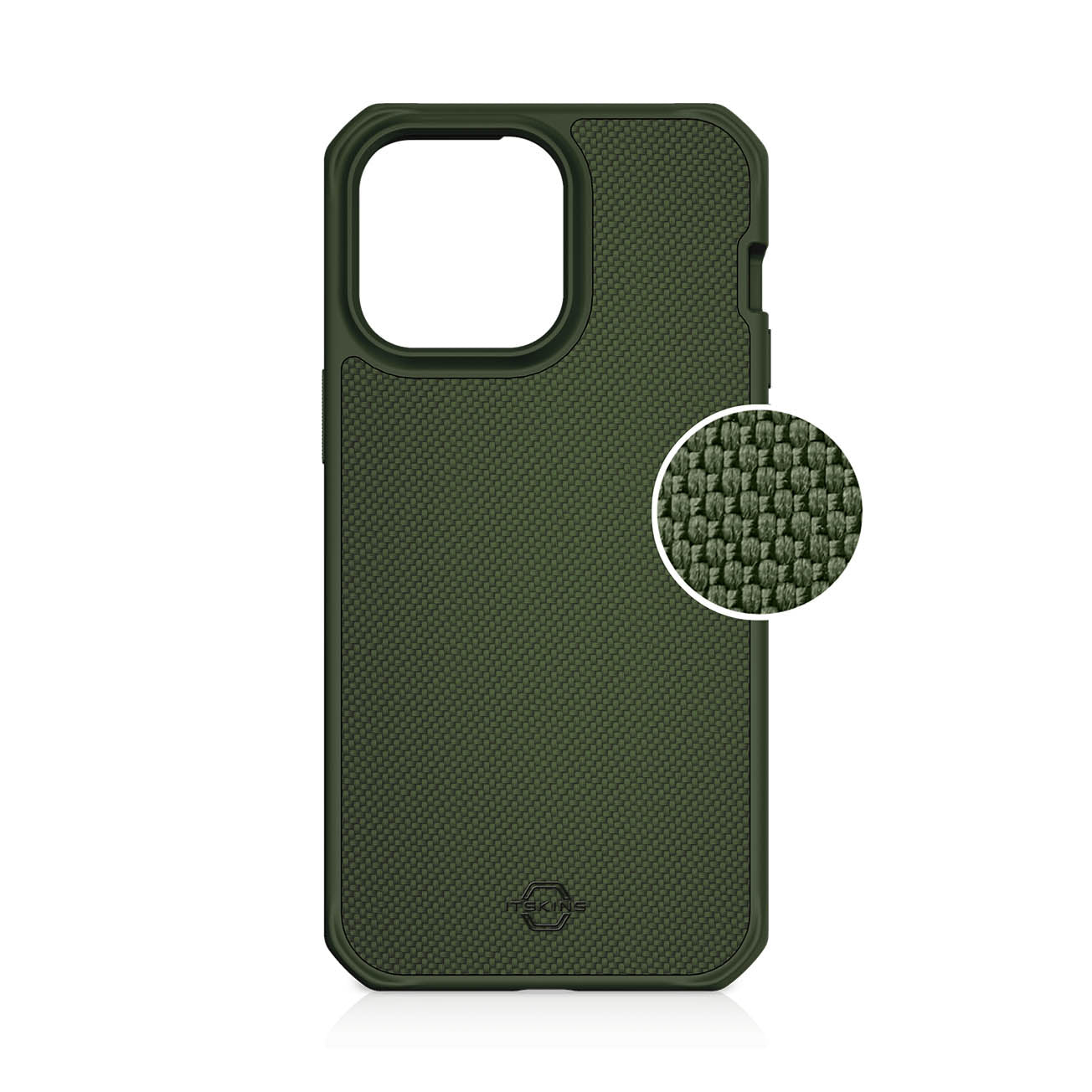 ITSKINS Hybrid Ballistic Case For iPhone 14 Pro ( 6.1") - Olive Green
