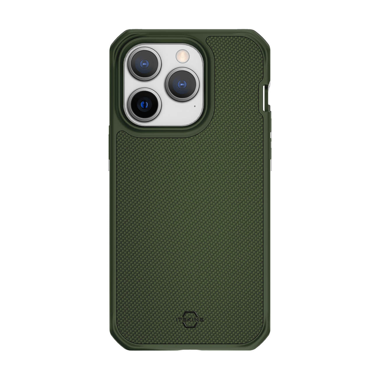 ITSKINS Hybrid Ballistic Case For iPhone 14 Pro ( 6.1") - Olive Green