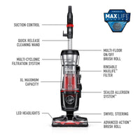 Hoover Maxlife Pro Pet Swivel Upright Vacuum Cleaner - Black