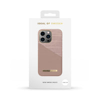 Ideal Of Sweden Atelier Mid Case for iPhone 13 Pro -  Rose Smoke Croco