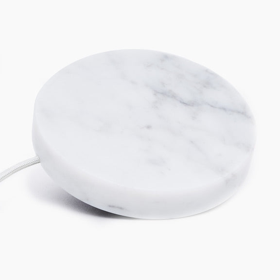 Einova Stone 10W Wireless Charging Pad - White Marble