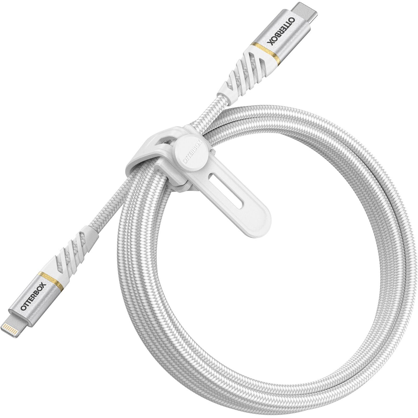 Otterbox Fast Charge Premium Lightning To USB-C 2M Cable - White