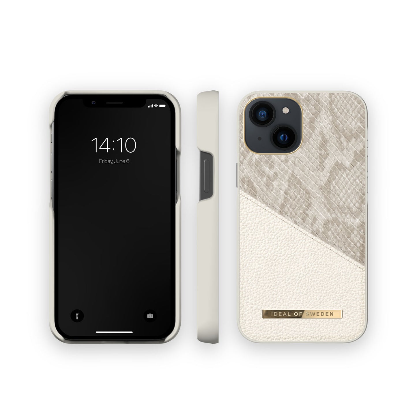 Ideal Of Sweden Atelier Mid Case for iPhone 13 - Pearl Python