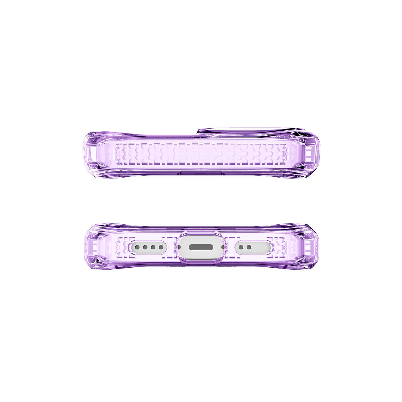 ITSKINS Hybrid Clear Case For iPhone 13 Pro - Purple/Transparent