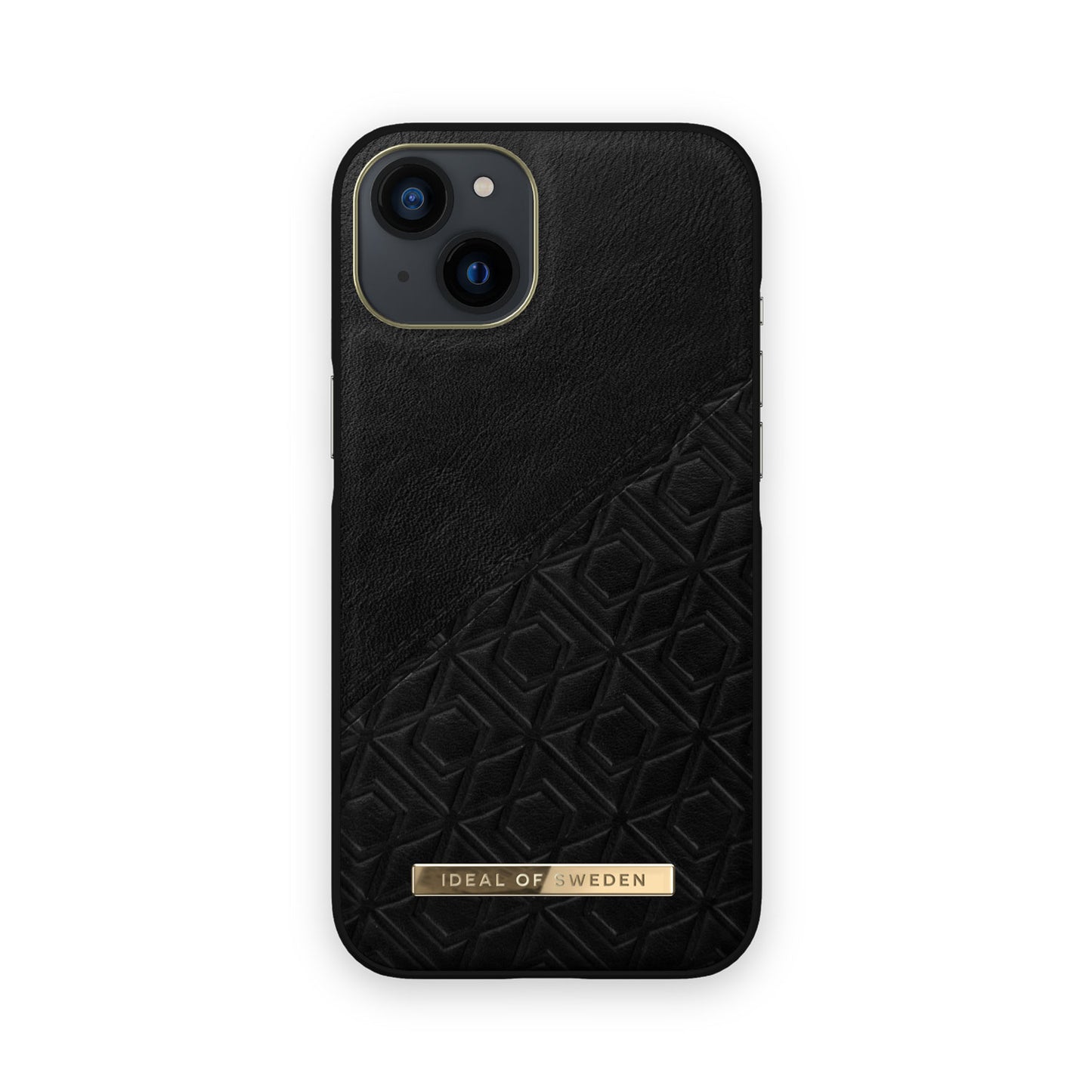 Ideal Of Sweden Atelier Mid Case for iPhone 13 - Embossed Black