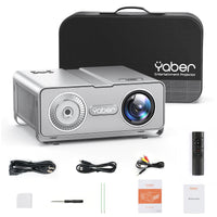 Yaber Pro U10 1080P Entertainment LCD Projector with Bidirectional Bluetooth - Gray