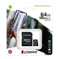 Kingston Canvas Select Plus MicroSD 64Gb