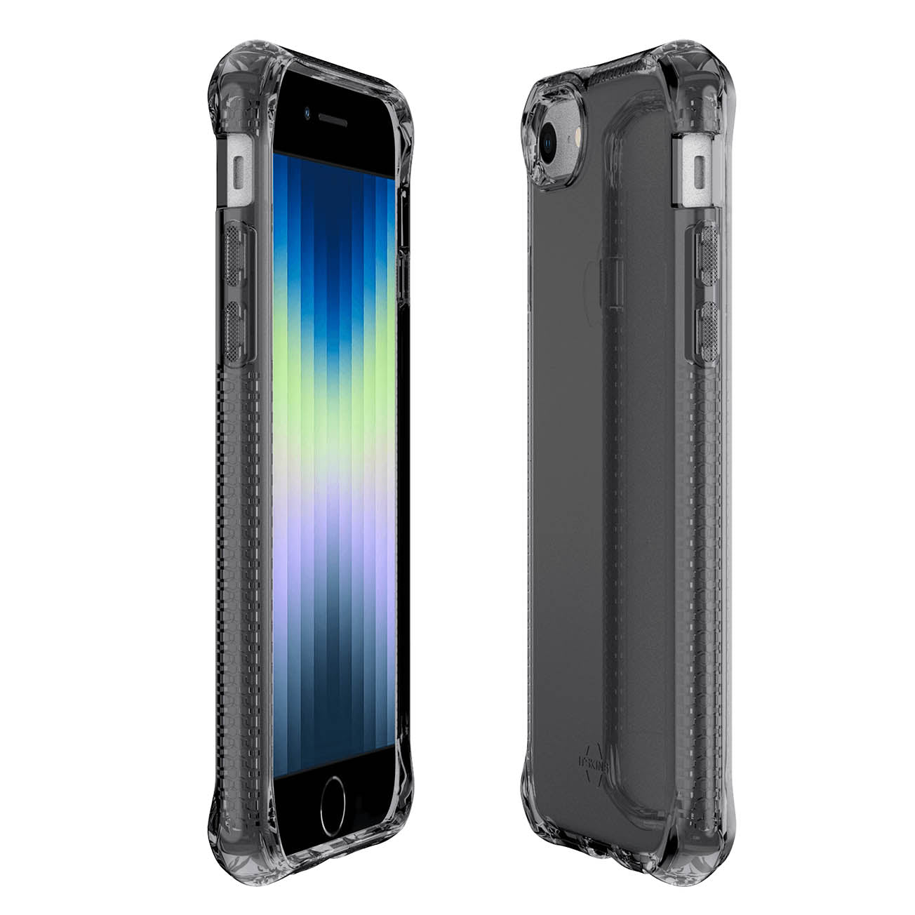 ITSKINS Spectrum Clear Case For iPhone SE ( 2022, 2020 ), 8, 7, 6 - Smoke