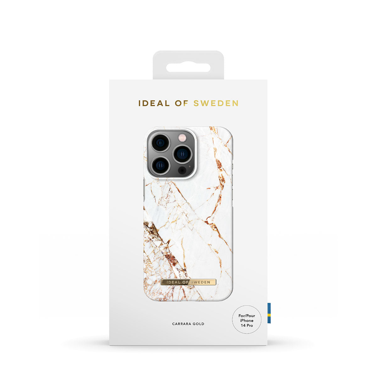 Ideal Of Sweden Fashion Case for iPhone 14 Pro - Carrara Gold