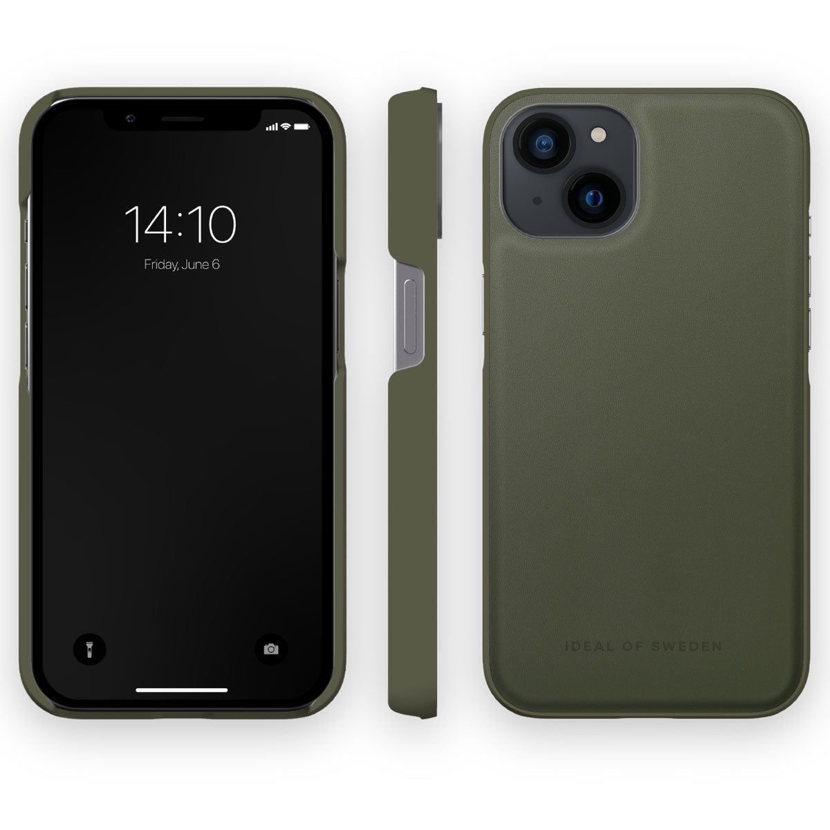 Ideal Of Sweden Atelier Case for iPhone 14 - Intense Khaki