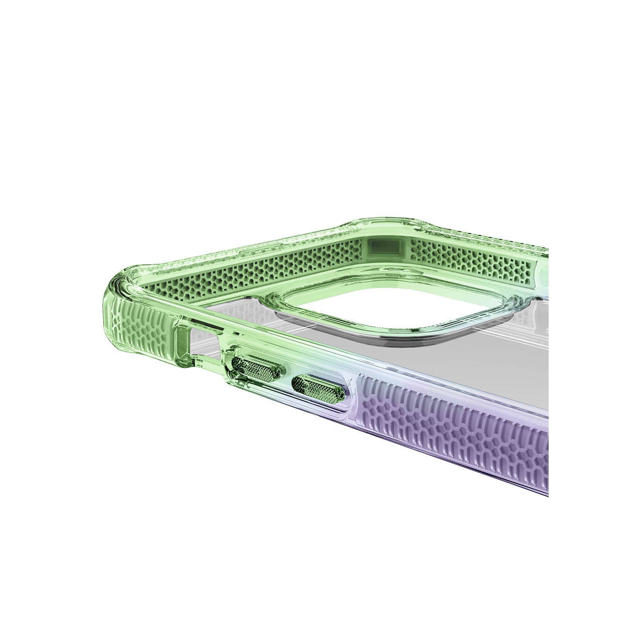 ITSKINS Supreme Prism Case For iPhone 13 Pro Max / 12 Pro Max - Green/Purple