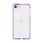 ITSKINS Hybrid Clear Case For iPhone SE ( 2022, 2020 ), 8, 7, 6 - Purple