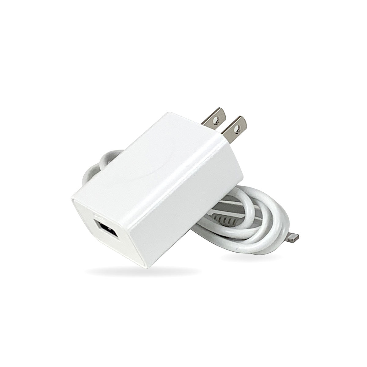 Wall Charger USB-A 5V/1A With 1M Lightning Cable - White