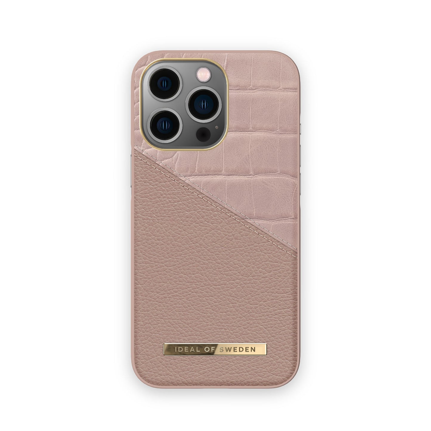 Ideal Of Sweden Atelier Mid Case for iPhone 13 Pro -  Rose Smoke Croco