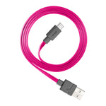 5-Pack Ventev Chargesync USB A To USB C Cable - Pink